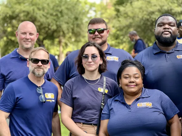 USW Workers at the 7/12 ILA Rally