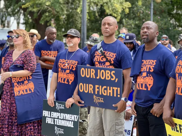 More ILA Workers at the 7/12 Rally